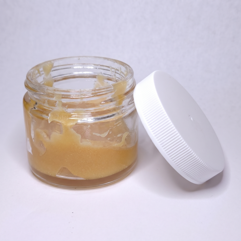 1oz thca badder wax in glass jar